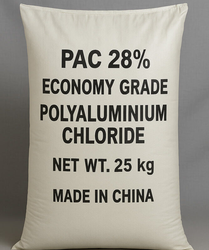 Economy Grade PAC 28% – Poly Aluminium Chloride for General Use